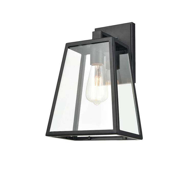 Millennium Lighting Grant 1 Light 13" Outdoor Lantern, PC Black/Clear - 8021-PBK