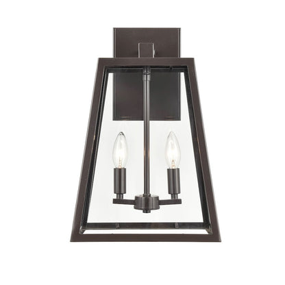 2 Light Outdoor Wall Sconce