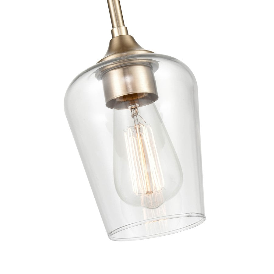 1 Light Mini Pendant, Modern Gold