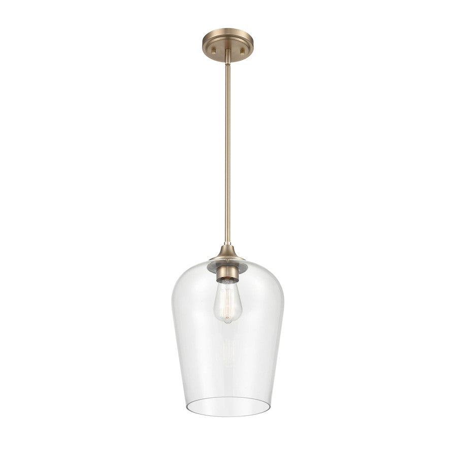 Millennium Lighting Ashford 1 Light Mini-Pendant light, Modern Gold - 9741-MG