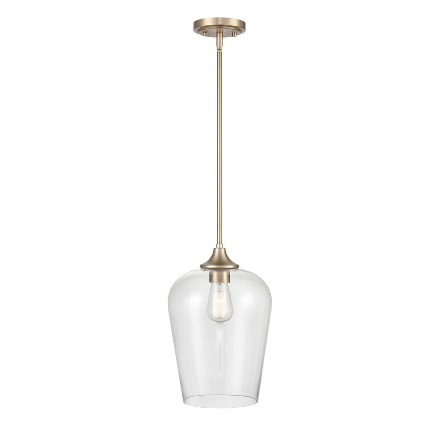 1 Light Mini Pendant, Modern Gold