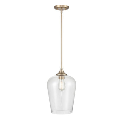 1 Light Mini Pendant, Modern Gold