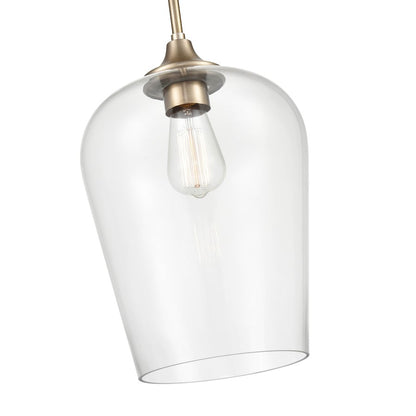 1 Light Mini Pendant, Modern Gold