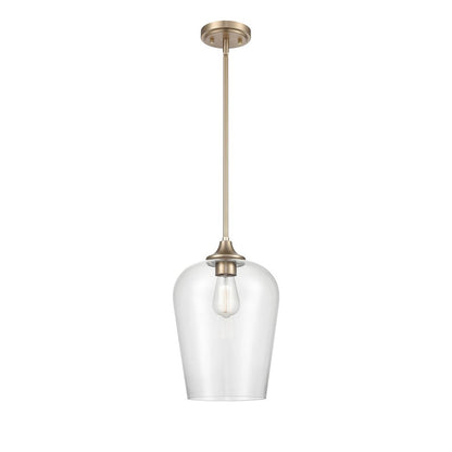 1 Light Mini Pendant, Modern Gold