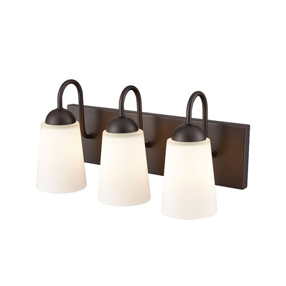 3 Light Bathroom Vanity Light, Bronze