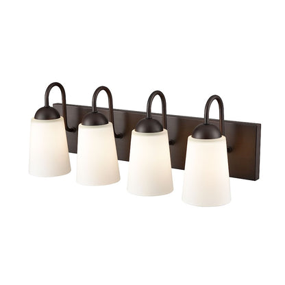 4 Light Bathroom Vanity Light, Bronze