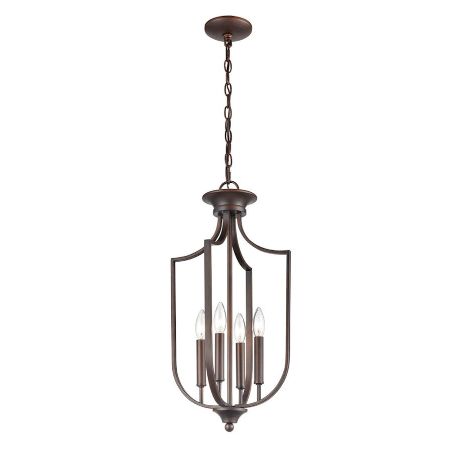 Millennium 4 Light 24" Pendant, Rubbed Bronze - 9835-RBZ