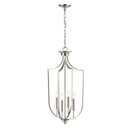 Millennium 4 Light 31.5" Pendant, Brushed Nickel - 9837-BN