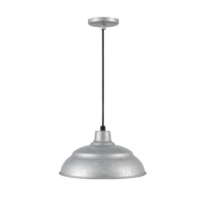 Millennium Lighting R Series 1 Light 8" Pendant, Galvanized - LEDRWHC14-PGA