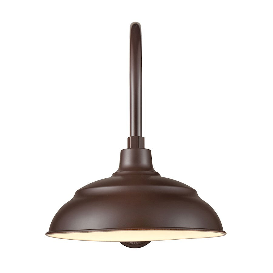 Millennium Lighting R Series 1 Light 8" Warehouse Shade, Bronze - LEDRWHS14-ABR