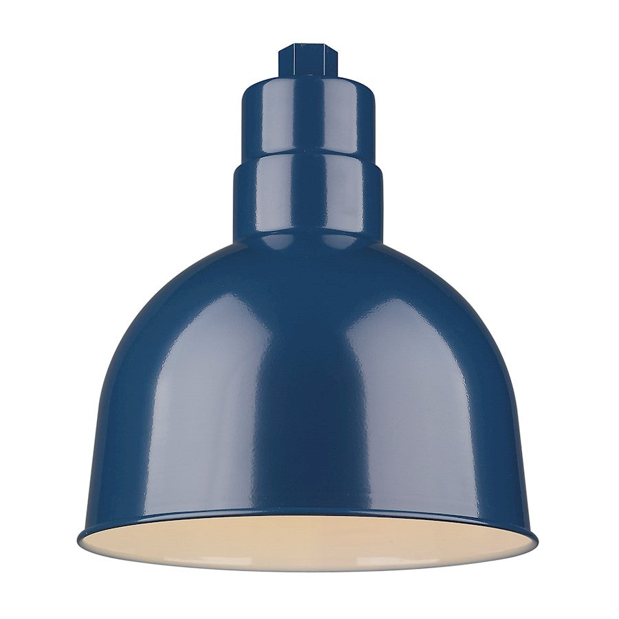 Millennium R Series 1 Light 11" Stem Hung Deep Bowl Shade, Navy Blue - RDBS10-NB