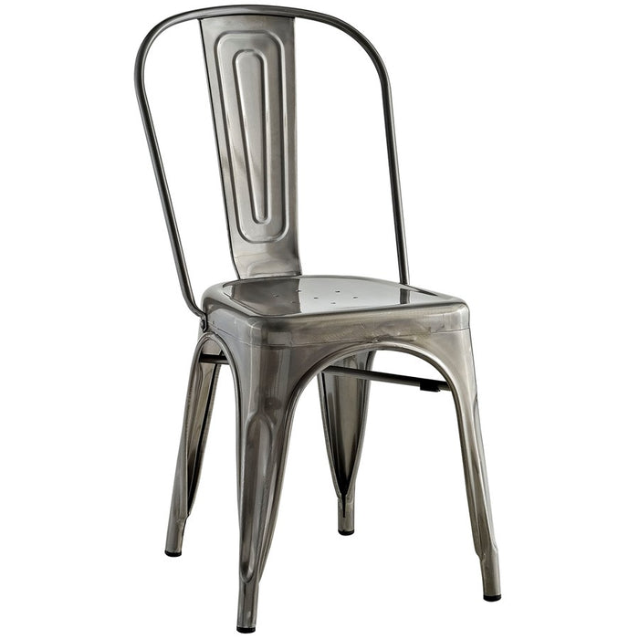 Modway Furniture Promenade Side Chair, Gunmetal - EEI-2027-GME