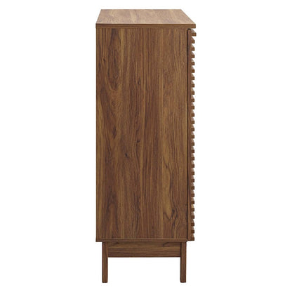 Modway Furniture Render Bar Cabinet, Walnut