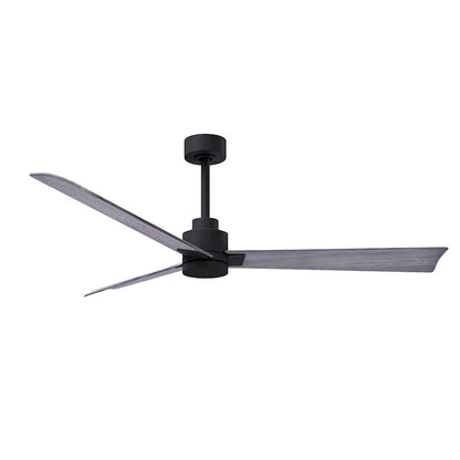 Matthews Fan Alessandra 3 Blade 56" Ceiling Fan, Black/Barnwood - AK-BK-BW-56