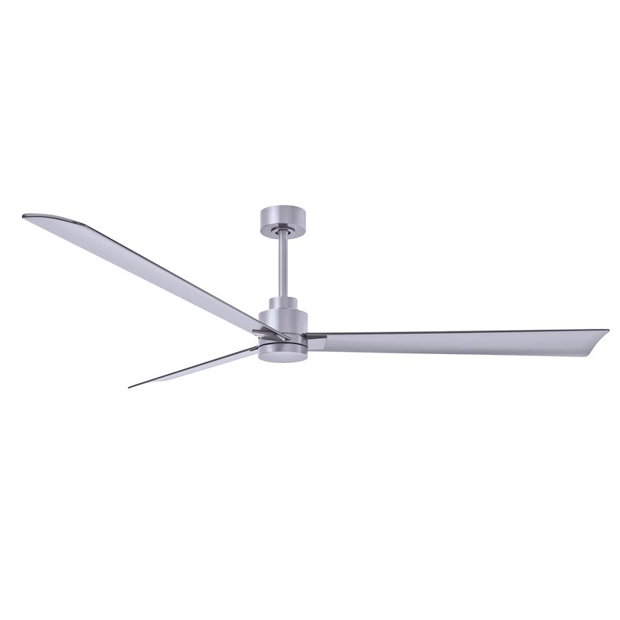 Matthews Fan Alessandra 3 Blade 72" Ceiling Fan, Brushed Nickel - AK-BN-BN-72