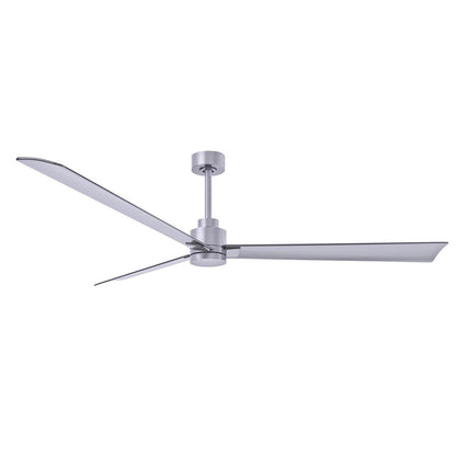 Matthews Fan Alessandra 3 Blade 72" Ceiling Fan, Brushed Nickel - AK-BN-BN-72