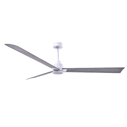 Matthews Fan Alessandra 3 Blade 72" Ceiling Fan, White/Barnwood - AK-MWH-BW-72