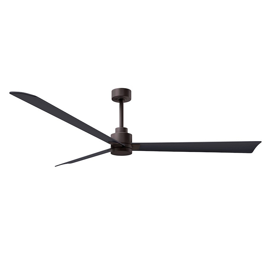 Matthews Fan Alessandra 3 Blade 72" Ceiling Fan, Bronze/Black - AK-TB-BK-72