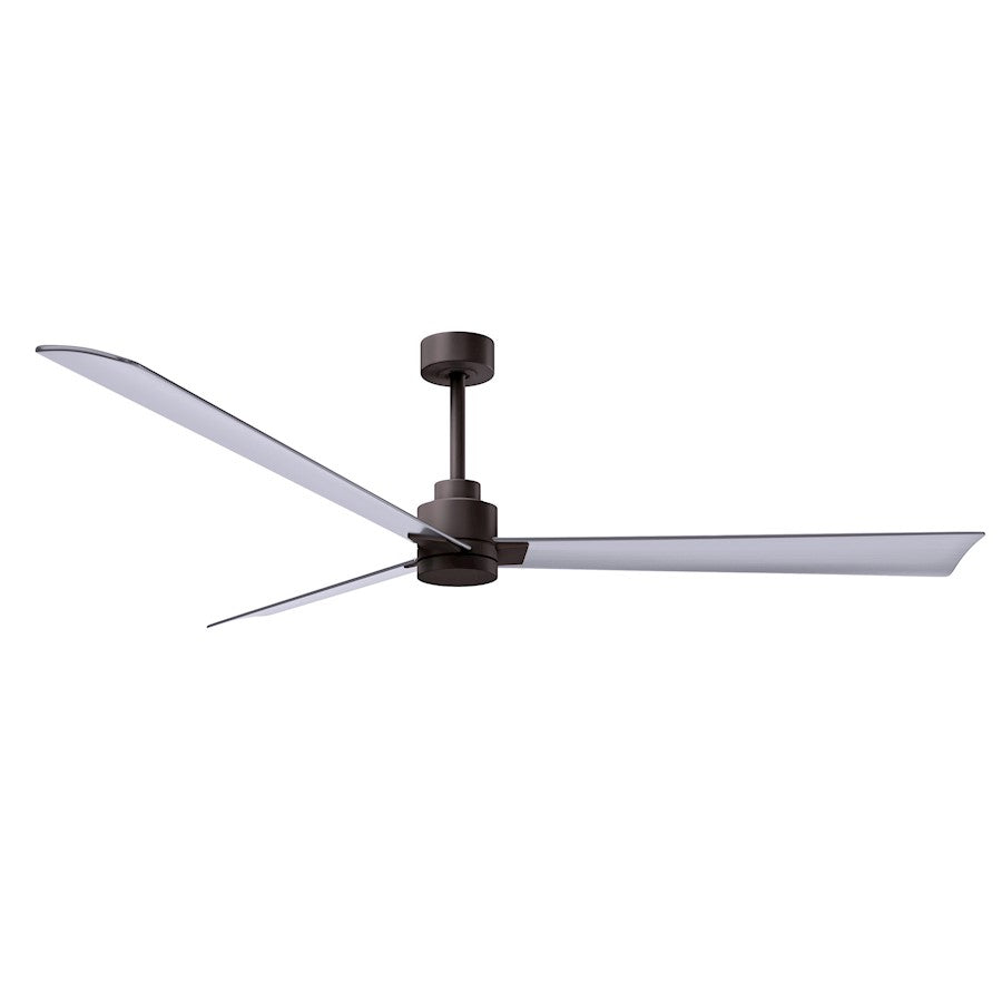 Matthews Fan Alessandra 3 Blade 72" Ceiling Fan, Bronze/Nickel - AK-TB-BN-72