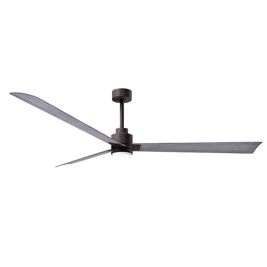 Matthews Fan Alessandra 1 3 Blade 72" Ceiling Fan, Bronze/Barn - AKLK-TB-BW-72