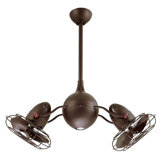 Matthews Fan Company Acqua Ceiling Fan, Textured Bronze