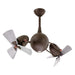 Matthews Fans Acqua 1 Light Ceiling Fan w/Light Kit, Bronze/Barn - AQ-TB-WDBW