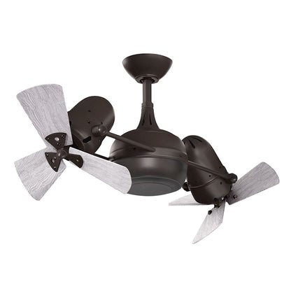 Matthews Fans Dagny Ceiling Fan, Textured Bronze/Barn Wood Blades - DG-TB-WDBW