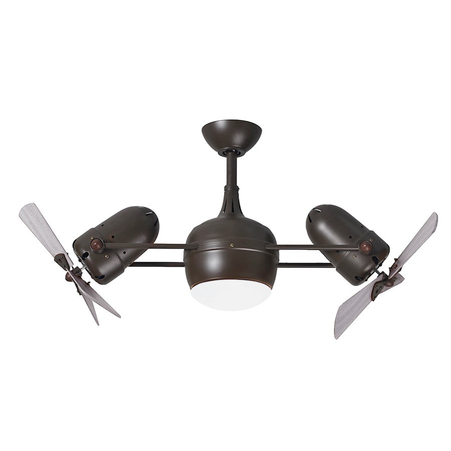 Matthews Fans Dagny LK LED Ceiling Fan, Bronze/BarnWood Blades - DGLK-TB-WDBW