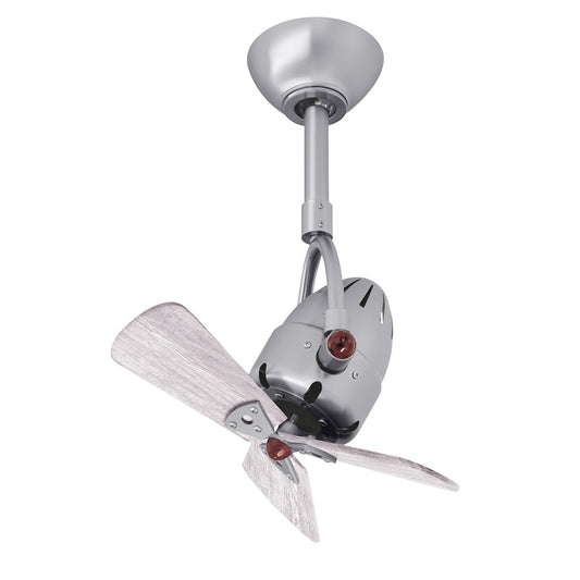 Matthews Fans Diane Ceiling Fan, Brushed Nickel/Barn Wood Blades - DI-BN-WDBW