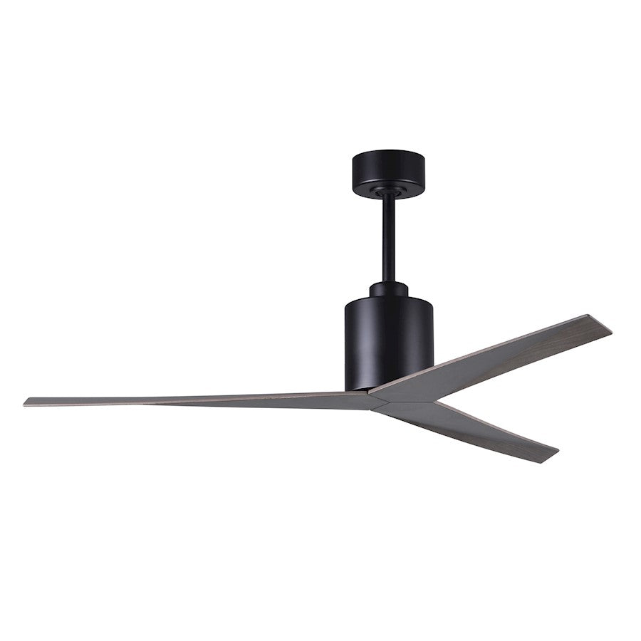 Matthews Fans Eliza Ceiling Fan Matte Black/Old Oak Tone Blades - EK-BK-OO