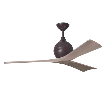 Matthews Fan Irene-3 3 Blade 52" Ceiling Fan, Bronze/Gray Ash - IR3-TB-GA-52