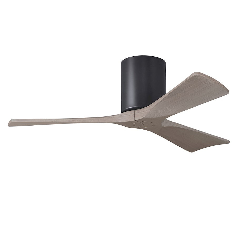 Matthews Fan Irene-3H 3 Blade 42" Ceiling Fan, Black/Ash - IR3H-BK-GA-42