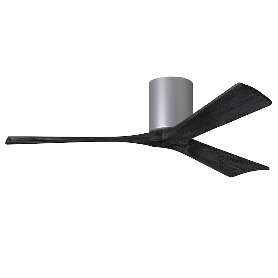 Matthews Fan Company Irene 3H 52" Ceiling Fan, Nickel/Black - IR3H-BN-BK-52