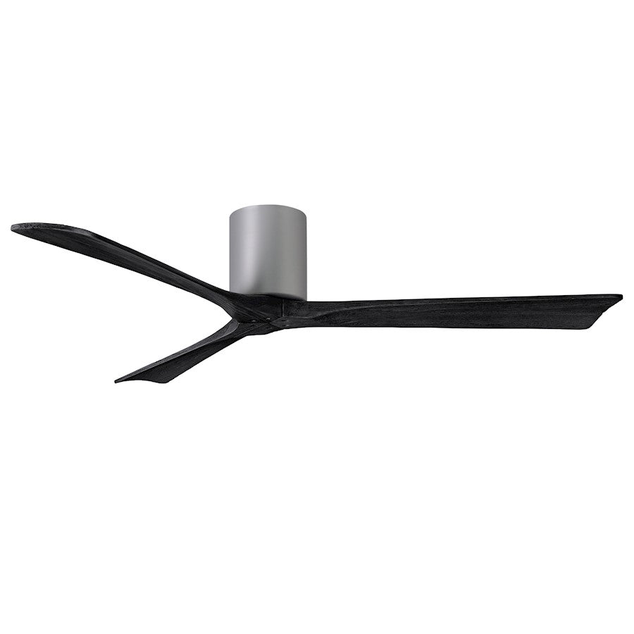 Matthews Fan Company Irene 3H 60" Ceiling Fan, Nickel/Black - IR3H-BN-BK-60