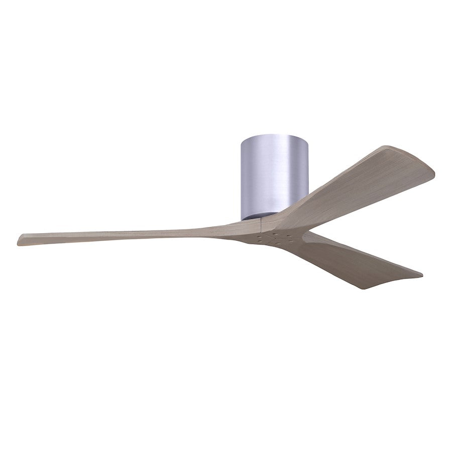 Matthews Fan Irene-3H 3 Blade 52" Ceiling Fan, Nickel/Gray Ash - IR3H-BN-GA-52