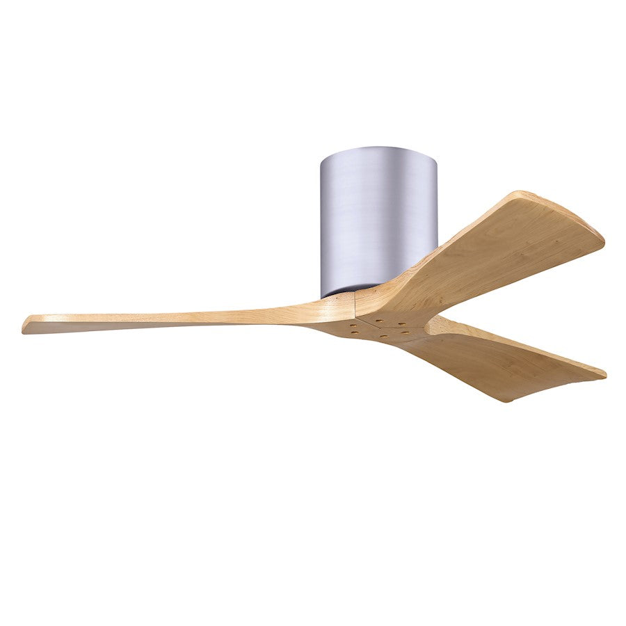 Matthews Fan Irene-3H 3 Blade 42" Ceiling Fan, Nickel/Maple Tone - IR3H-BN-LM-42