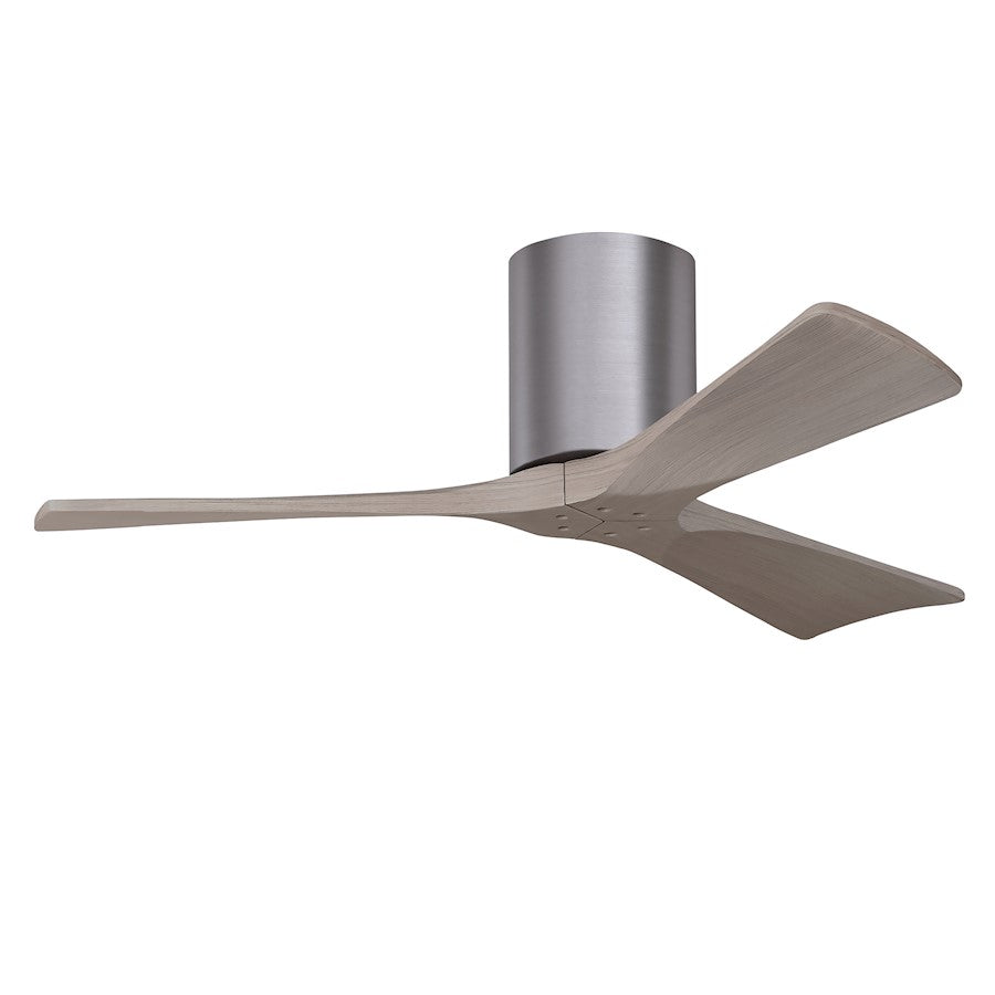 Matthews Fan Irene-3H 3 Blade 42" Ceiling Fan, Pewter/Gray Ash - IR3H-BP-GA-42