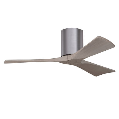 Matthews Fan Irene-3H 3 Blade 42" Ceiling Fan, Pewter/Gray Ash - IR3H-BP-GA-42