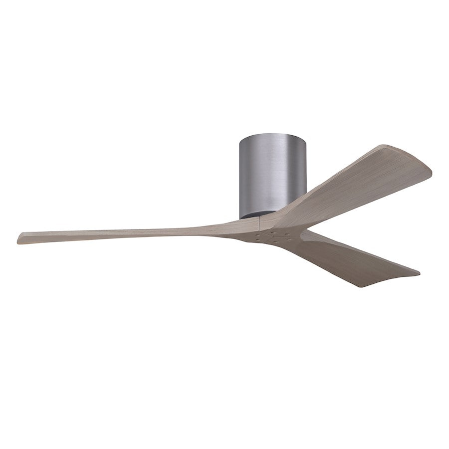 Matthews Fan Irene-3H 3 Blade 52" Ceiling Fan, Pewter/Gray Ash - IR3H-BP-GA-52