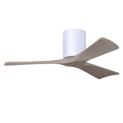 Matthews Fan Irene-3H 3 Blade 42" Ceiling Fan, White/Gray Ash - IR3H-WH-GA-42