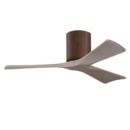 Matthews Fan Irene-3H 3 Blade 42" Ceiling Fan, Walnut/Gray Ash - IR3H-WN-GA-42