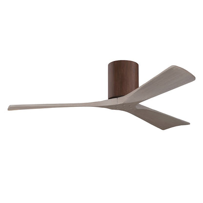 Matthews Fan Irene-3H 3 Blade 52" Ceiling Fan, Walnut/Gray Ash - IR3H-WN-GA-52