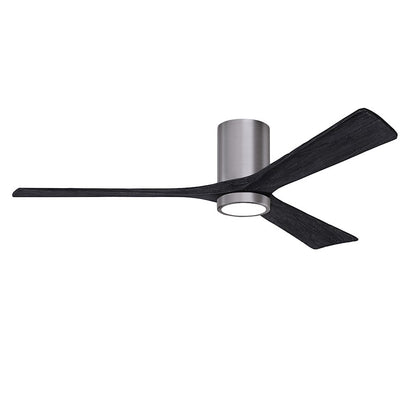 Matthews Fan Irene-3HLK 1 3 Blade 60" Ceiling Fan, Pewter/BK - IR3HLK-BP-BK-60