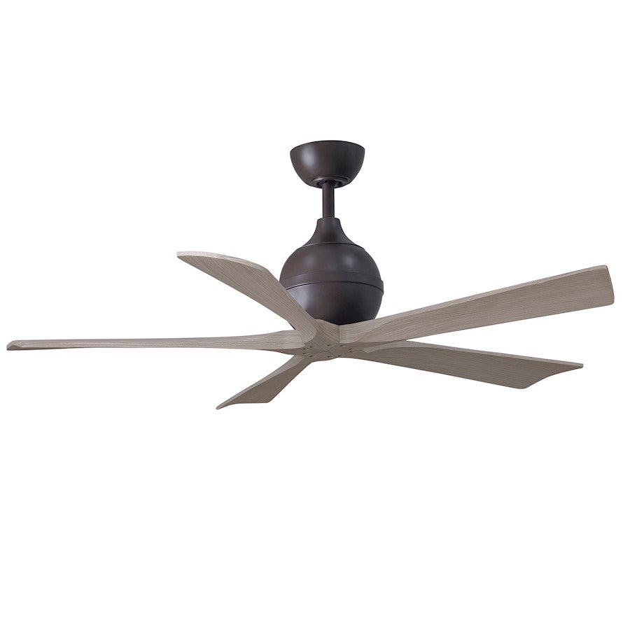 Matthews Fan Irene-5 5 Blade 52" Ceiling Fan, Bronze/Gray Ash - IR5-TB-GA-52