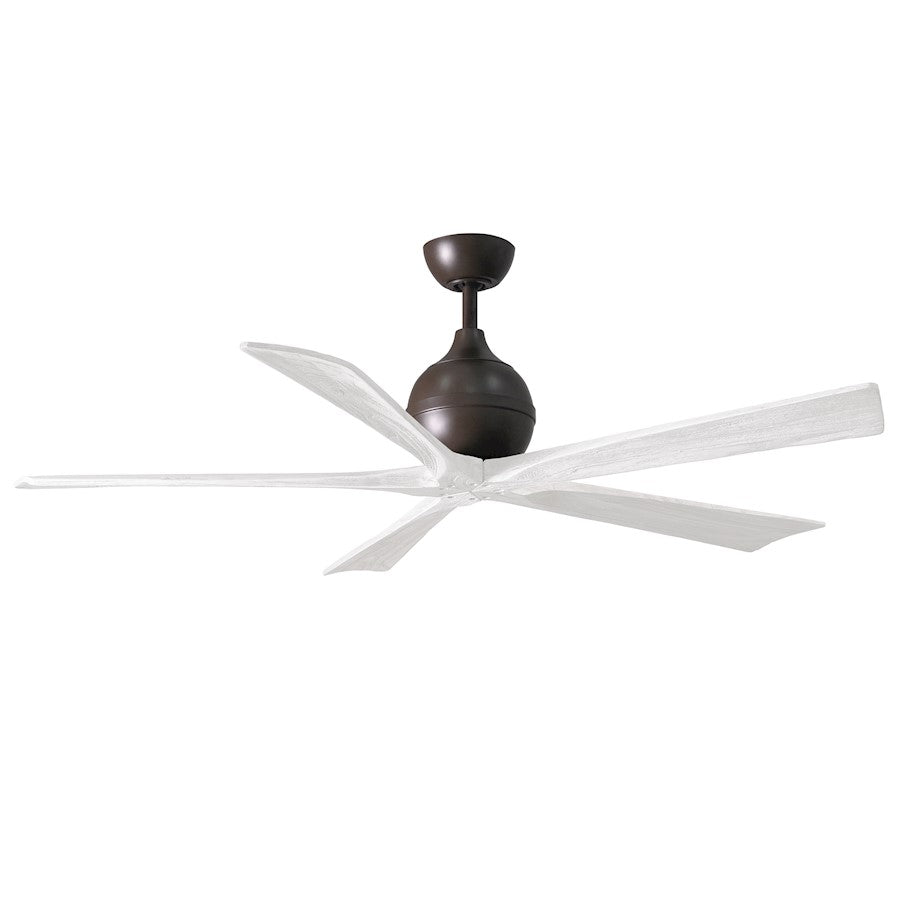 Matthews Fan Company Irene 5 60" Ceiling Fan, Bronze/White - IR5-TB-MWH-60