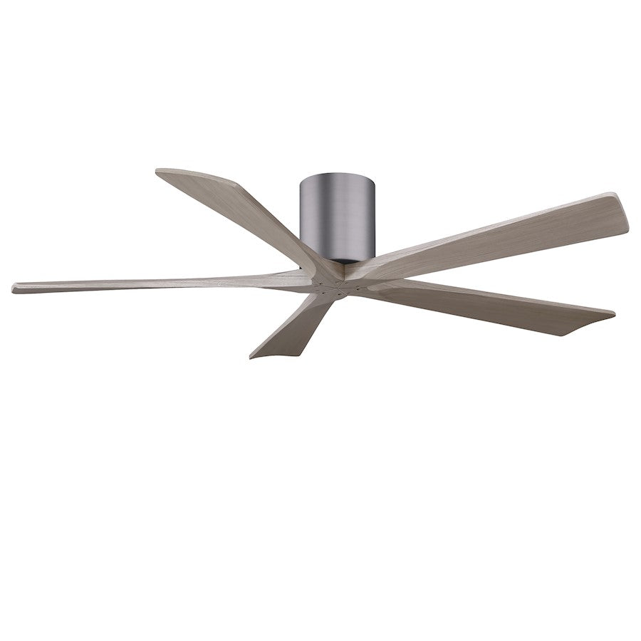 Matthews Fan Irene-5H 5 Blade 60" Ceiling Fan, Pewter/Gray Ash - IR5H-BP-GA-60