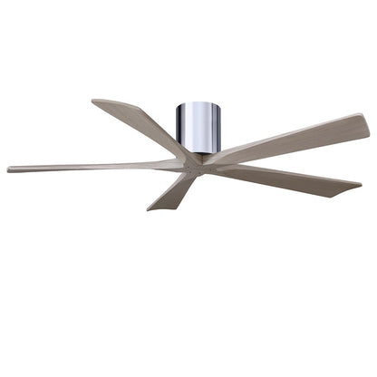 Matthews Fan Irene-5H 5 Blade 60" Ceiling Fan, Chrome/Gray Ash - IR5H-CR-GA-60