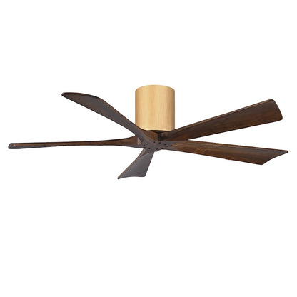 Matthews Fan Irene-5H 5 Blade 52" Ceiling Fan, Maple/Walnut Tone - IR5H-LM-WA-52