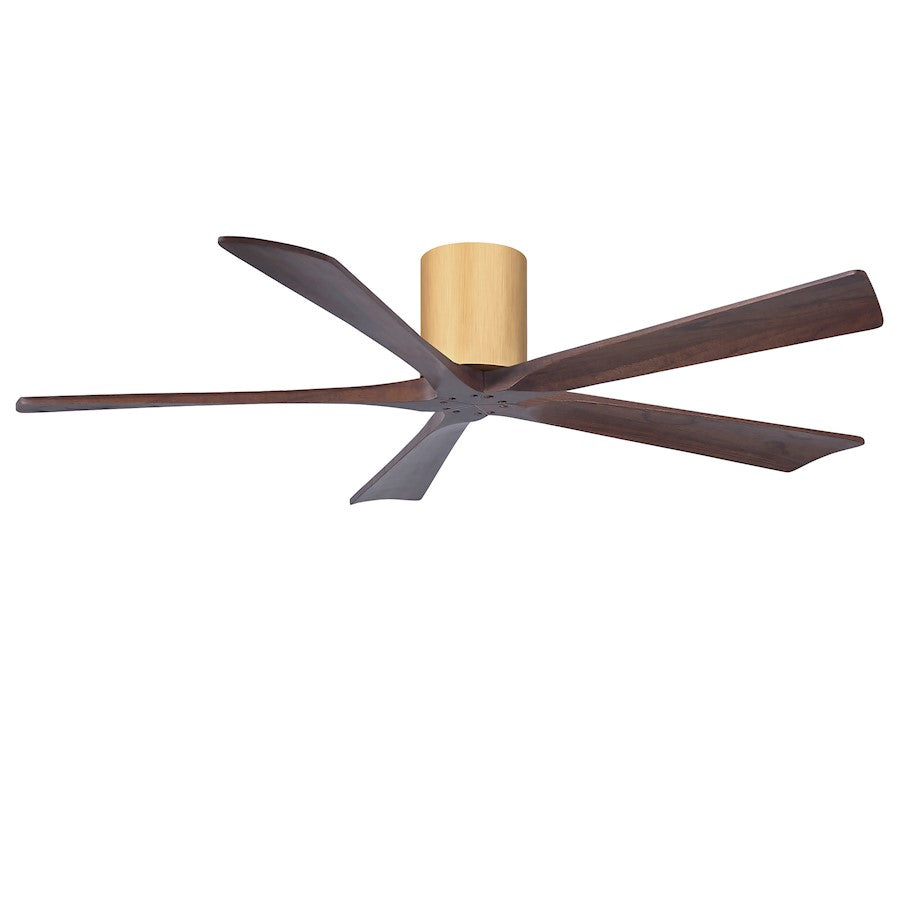 Matthews Fan Irene-5H 5 Blade 60" Ceiling Fan, Maple/Walnut Tone - IR5H-LM-WA-60