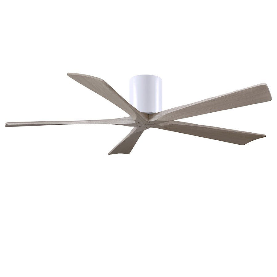 Matthews Fan Irene-5H 5 Blade 60" Ceiling Fan, White/Gray Ash - IR5H-WH-GA-60